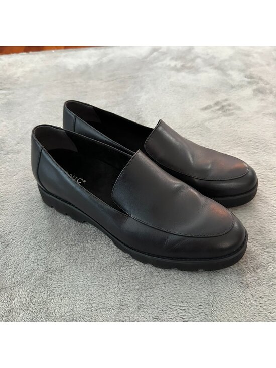 Vionic Shoes - Vionic Black Kensley Leather Loafers Shoes Women's size US 11 Comfort Slip On